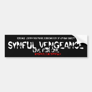SYNFUL-HÄMNDbildekal Bildekal