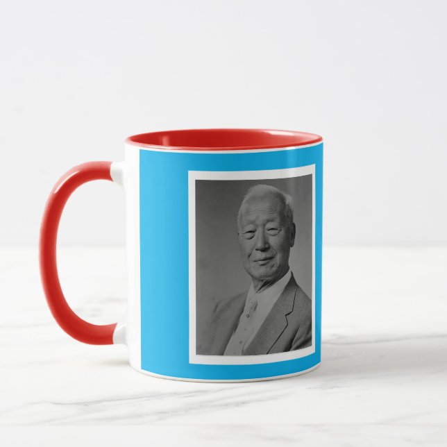 Syngman Rhee från Korea Mugg (Vänster)