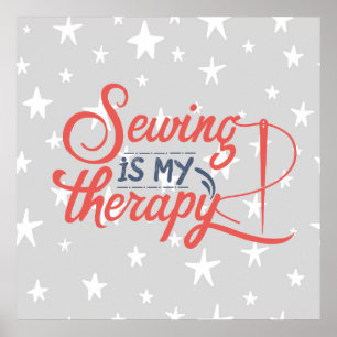 Syning är Poster av min terapeutiska typografi