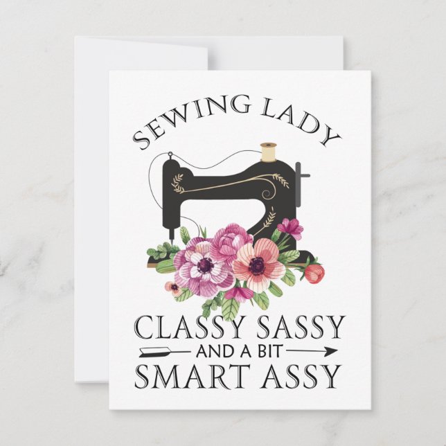 Syning av Dam-klass och bitsmart assy Inbjudningar (Framsida)