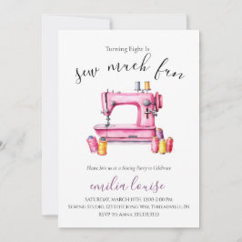 Syning Födelsedagsfest inbjudan