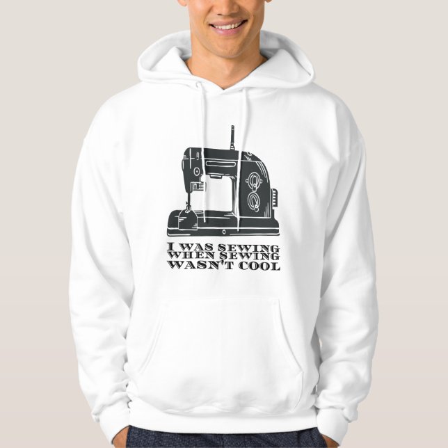 Syning - jag sydde när det inte var Coola Hoodie (Framsida)
