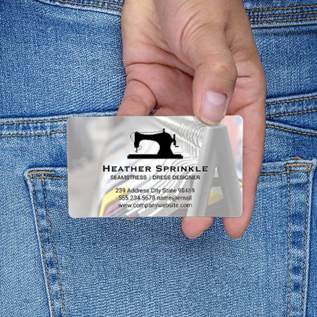Syning Maskin | Hängkläder Visitkort (Skapare uppladdad)