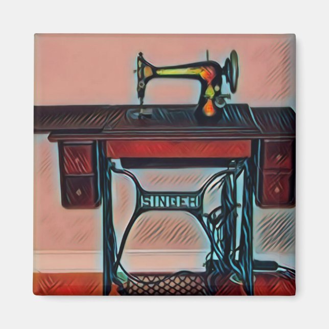 Syning Maskin Magnet (Framsidan)