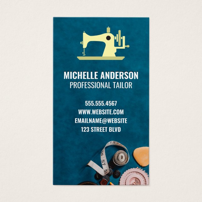 Syning Maskin | Seed Verktyg Visitkort (Framsidan)