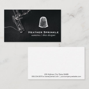 Syning Maskin Timble Logotyp Visitkort