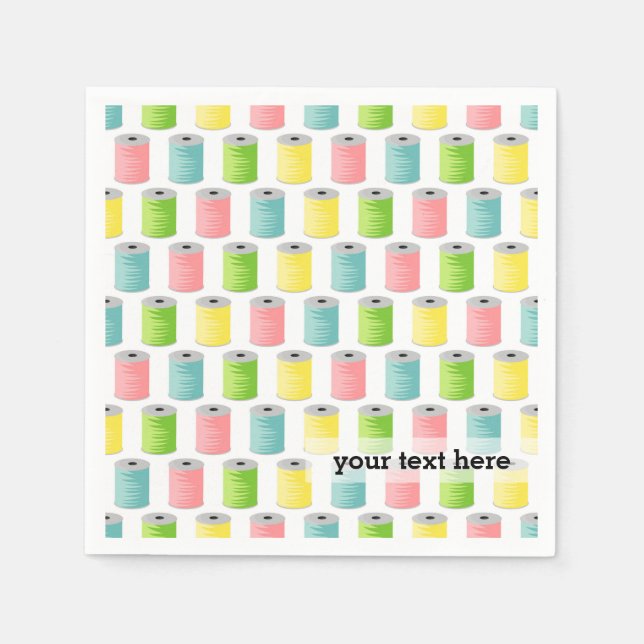 Syning mönster pappersservett (Framsidan)