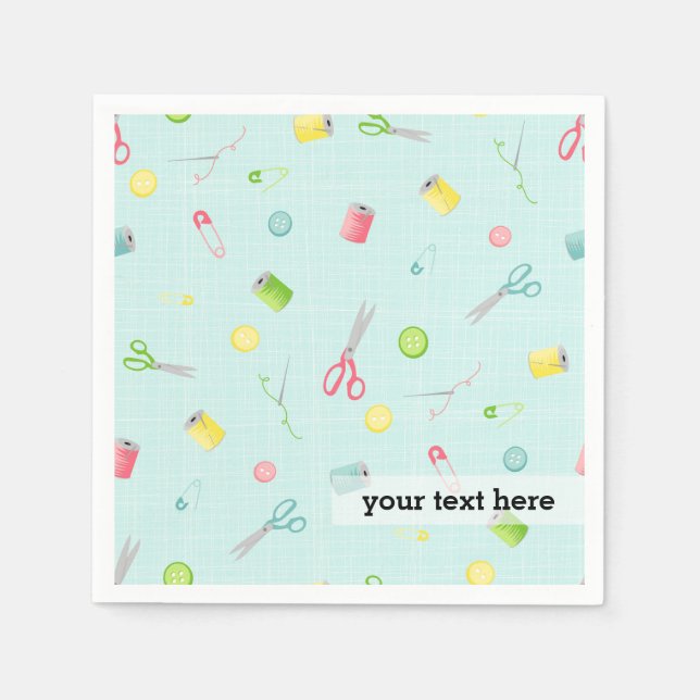 Syning mönster pappersservett (Framsidan)