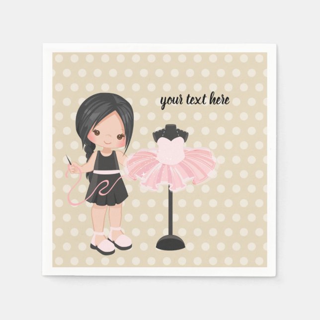 Syningsflicka Pappersservett (Framsidan)