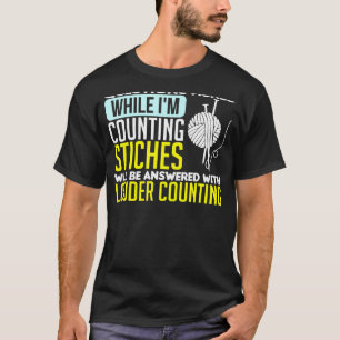 Syningsfrågor som ställdes när jag räknade Stiches T Shirt