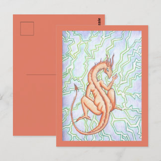 "Synister" Dragon Stickers/Kuvert Seals Vykort