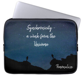 Synkronicitet Natt Stars Personalize Laptop Fodral