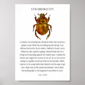 Synkronicitet Scarab Poster