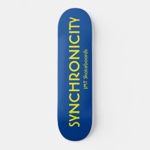 SYNKRONICITET SKATEBOART/JMT MINI SKATEBOARD BRÄDA 18,5 CM