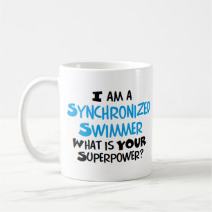 synkroniserad simmare kaffemugg