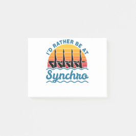 Synkroniserad simning som jag hellre skulle vara p post-it block