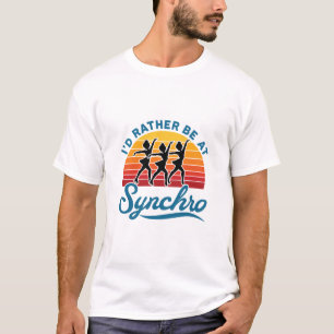 Synkroniserad skal i Retro i stället för att var T Shirt