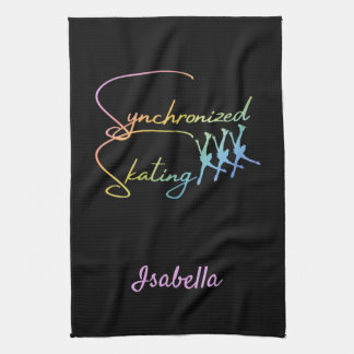 Synkroniserad skalning av kalligrafi av handduk kökshandduk