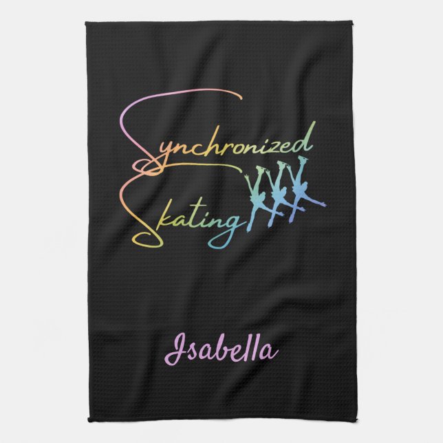 Synkroniserad skalning av kalligrafi av handduk kökshandduk (Vertikal)