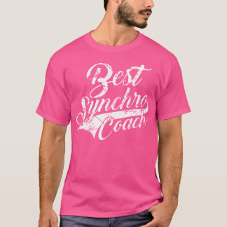 Synkroniserad swimming Best Synchro Coach T Shirt