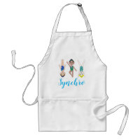 Synkroniserade Swimmer Girls Synchro Swimming-port