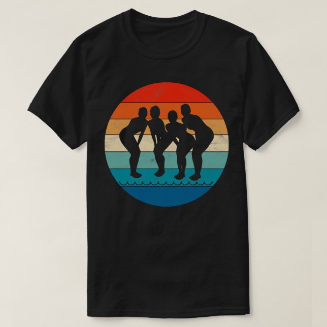 Synkroniserat simteam t shirt (Design framsida)