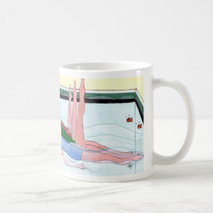Synkroniseringssimningmugg Kaffemugg