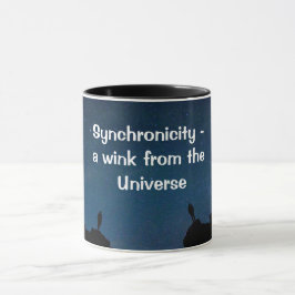 Synkronitet - en blinkning från Universe Quote Mugg