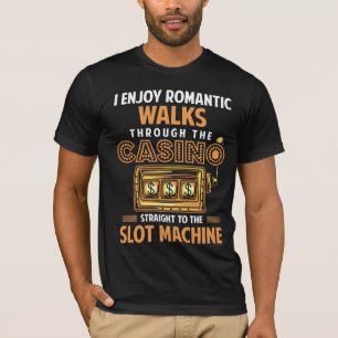 Synlig Casino älskare-spelplats Maskin-offert T Shirt