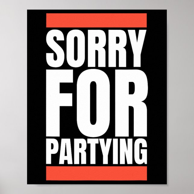 Synlig för partying Halloween Birthday Costum Poster (Framsidan)