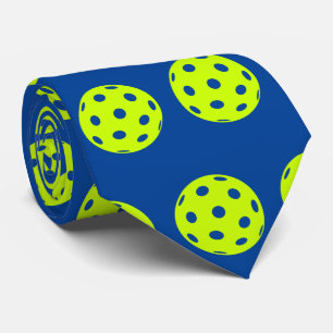 Synlig Gult Pickleball Neck Tie Slips