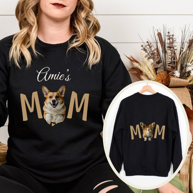 Synlig, modern, söt Pembroke Welsh Corgi hund mamm T Shirt (Skapare uppladdad)