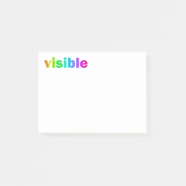 Synlig Post-it Block (Framsida)