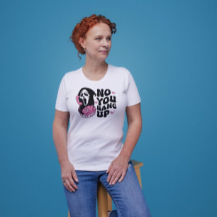 Synlig Retro Vibe Halloween-design - Nej, håll upp T Shirt