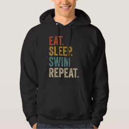 Synlig Simma i viloläge Upprepa simning Swimming S Hoodie