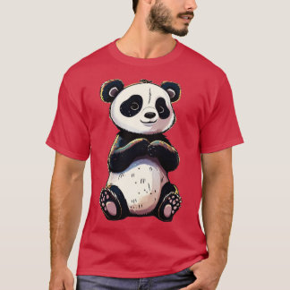 Synlig söt Panda 1 T Shirt