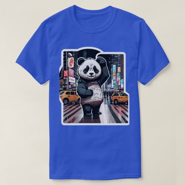 Synlig söt Panda T Shirt (Design framsida)