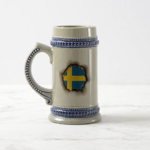 Synlig Sverige Flagga Inside Me,Svenska brännmärke Sejdel