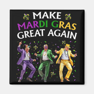 Synlig Trump Dancing Gör Mardi Gras Underbar igen Magnet