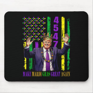 Synlig Trump Mardi Gras Gör Mardi Gras Underbar ig Musmatta