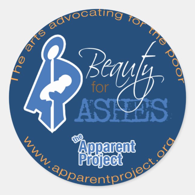 Synliga projektmärken runt klistermärke (Framsida)