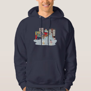Synliga Snögubbar som får Ploving Hoodie
