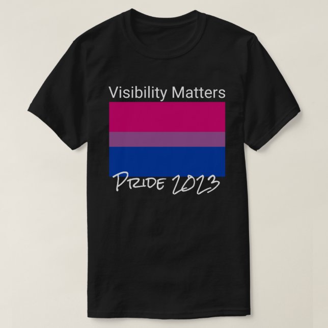 Synlighet, Bisexual Pride Flagga, City T Shirt (Design framsida)
