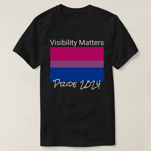 Synlighet, Bisexual Pride Flagga, City T Shirt (Design framsida)