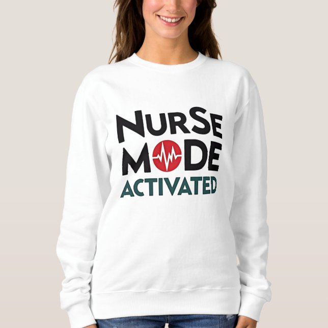 Synligt aktiverat sjuklighetsläge t shirt (Framsida)