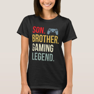 Synligt Gaming Boys Girls Manar Gamer Brother Vide T Shirt