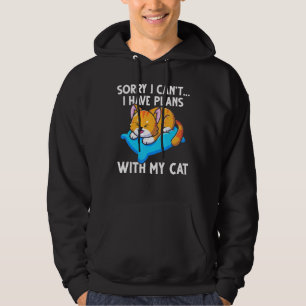 Synligt ledsen att jag inte kan ha planer med mitt hoodie