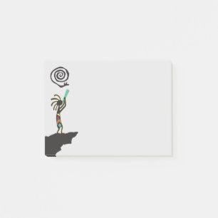 Synmbol Spiral Snake Kokopelli Notes Post-it Block