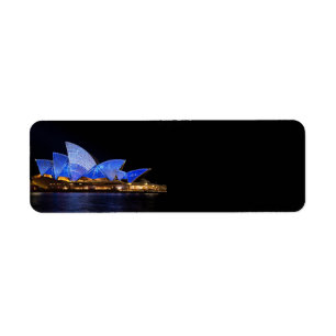 Synney-363244 Synney opera house australia build d Returadress Etikett