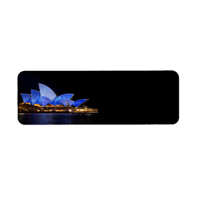 Synney-363244 Synney opera house australia build d Returadress Etikett (Framsidan)